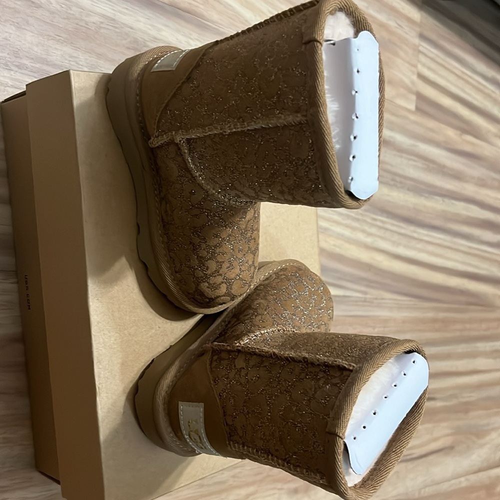 Ugg baby girl T classic 11 Glitter Leopard - Picture 3 of 4